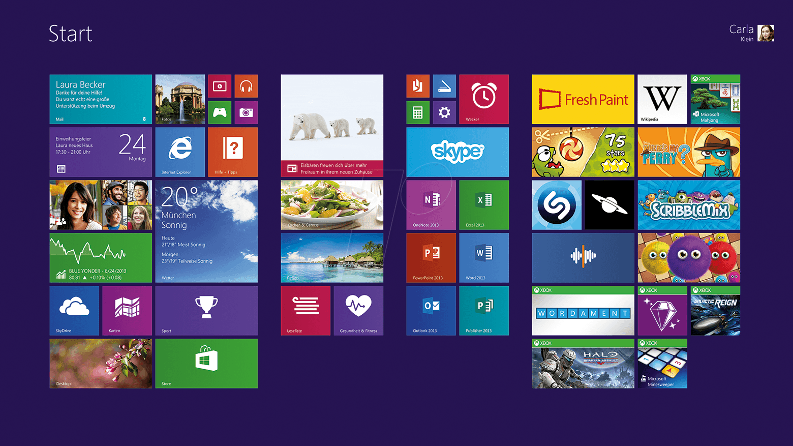 Windows 8. «Плиточный» дизайн.